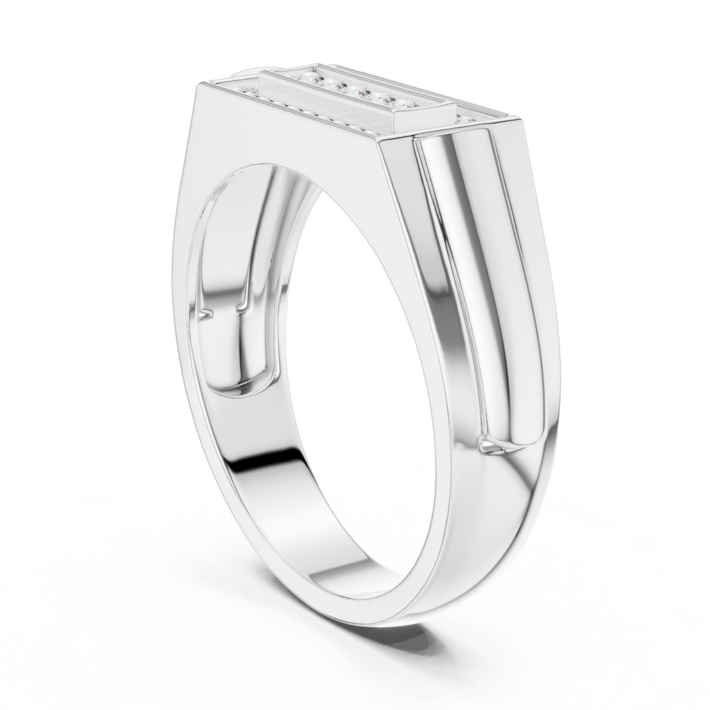 Valora Recta Lab Grown Diamond Ring For Him