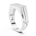 Valora Recta Lab Grown Diamond Ring For Him