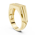 Valora Recta Lab Grown Diamond Ring For Him