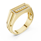 Valora Recta Lab Grown Diamond Ring For Him