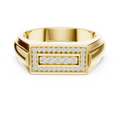 Valora Recta Lab Grown Diamond Ring For Him