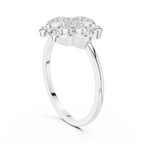 Amorette Trifolium Lab Grown Diamond Ring