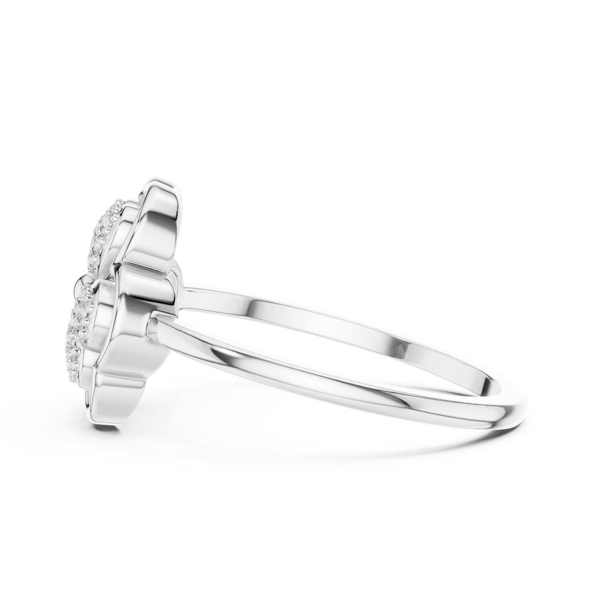 Amorette Trifolium Lab Grown Diamond Ring