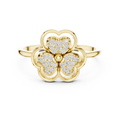 Amorette Trifolium Lab Grown Diamond Ring