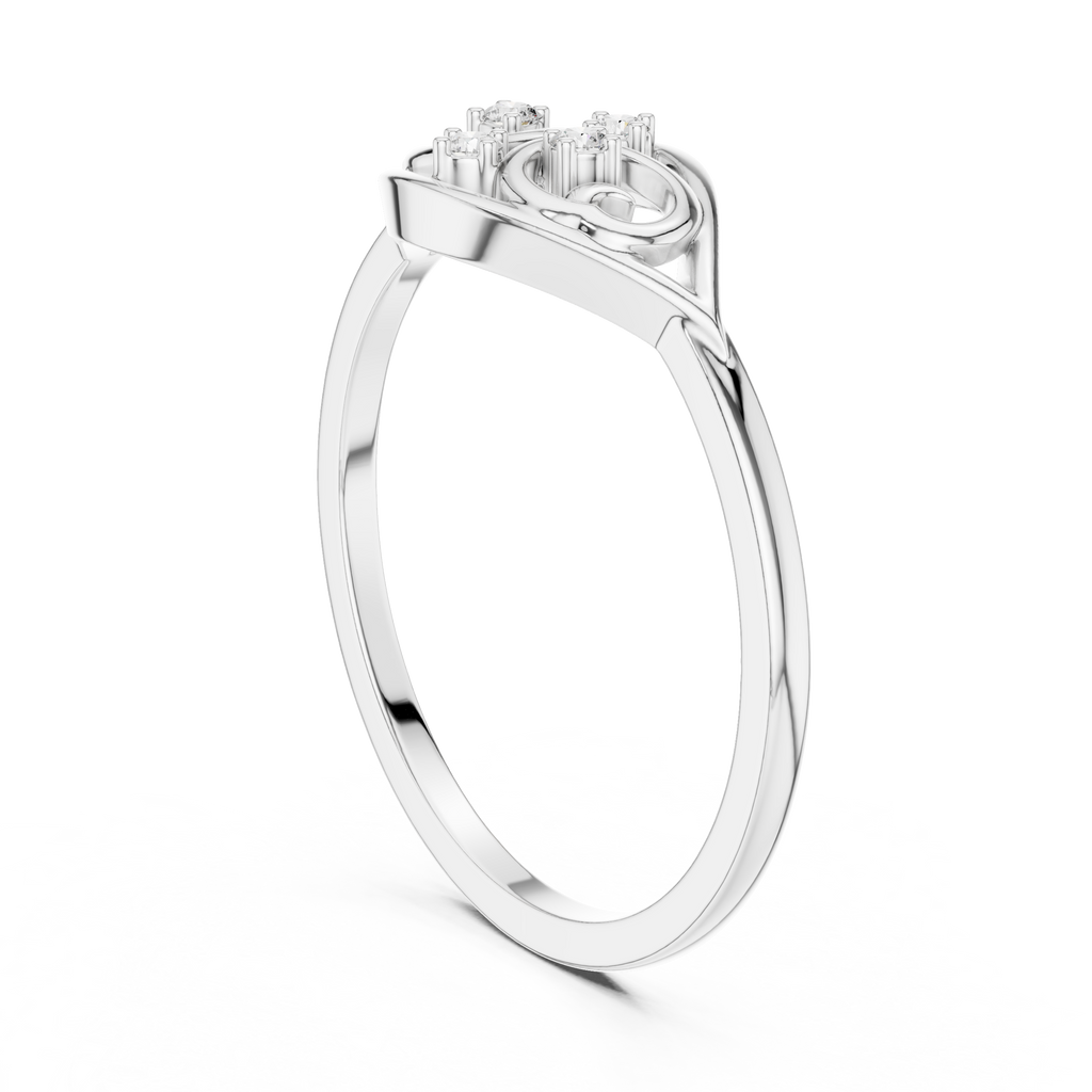 Seraphine Scrollwork Lab Grown Diamond Ring