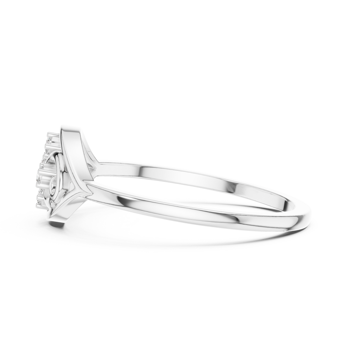 Seraphine Scrollwork Lab Grown Diamond Ring
