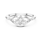 Seraphine Scrollwork Lab Grown Diamond Ring