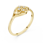 Seraphine Scrollwork Lab Grown Diamond Ring
