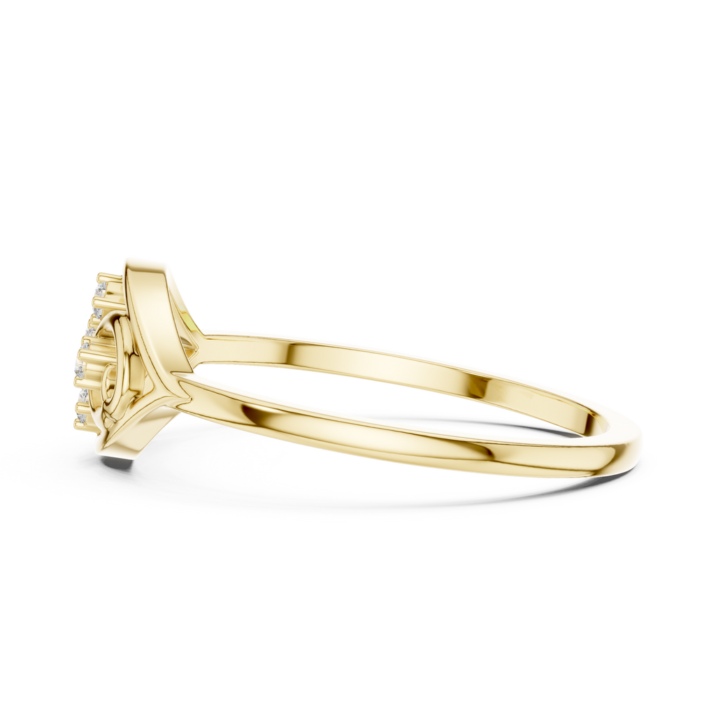 Seraphine Scrollwork Lab Grown Diamond Ring