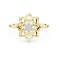 Zarelle Lotus Crest Lab Grown Diamond Ring