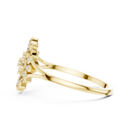 Aurelia Floral Halo Lab Grown Diamond Ring