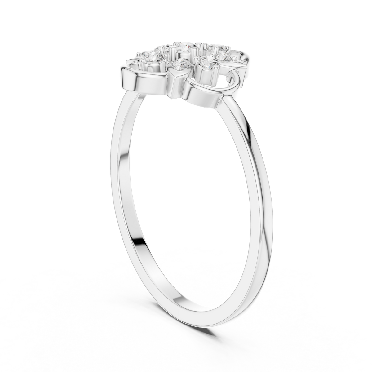 Elara Petal Halo Lab Grown Diamond Ring