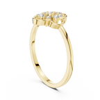 Elara Petal Halo Lab Grown Diamond Ring