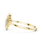Elara Petal Halo Lab Grown Diamond Ring