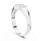 Veyra Geometric Lab Grown Diamond Ring in Real Gold