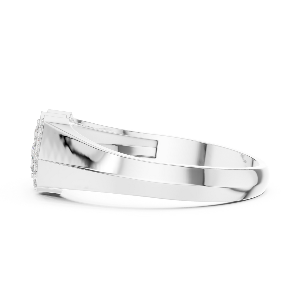 Veyra Geometric Lab Grown Diamond Ring in Real Gold