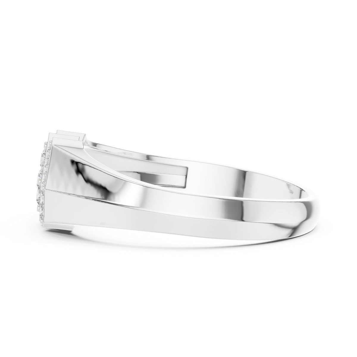 Veyra Geometric Lab Grown Diamond Ring in Real Gold