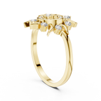 Solara Radiance Lab Grown Diamond Sunburst Ring