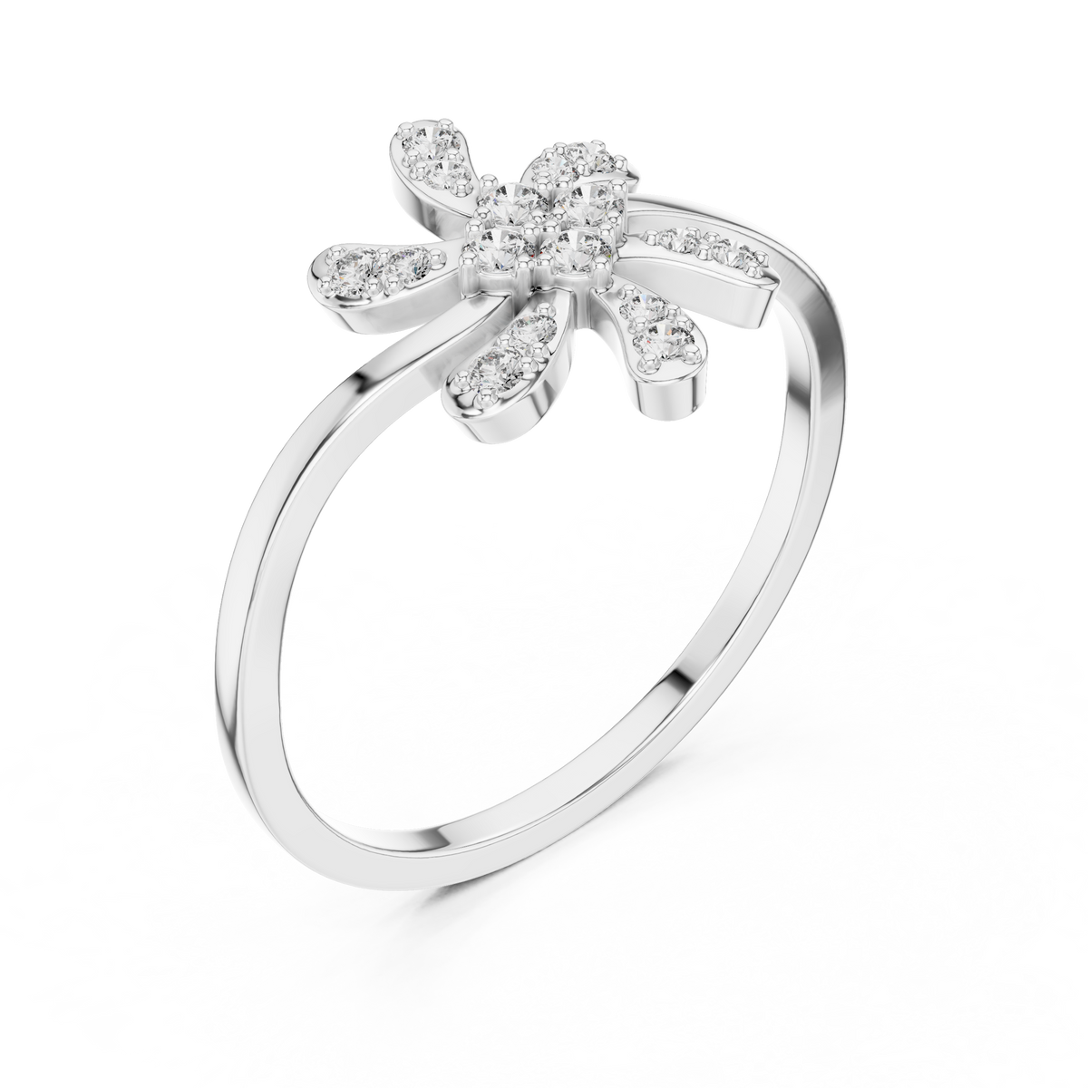 Élan Fleur Lab Grown Diamond Ring