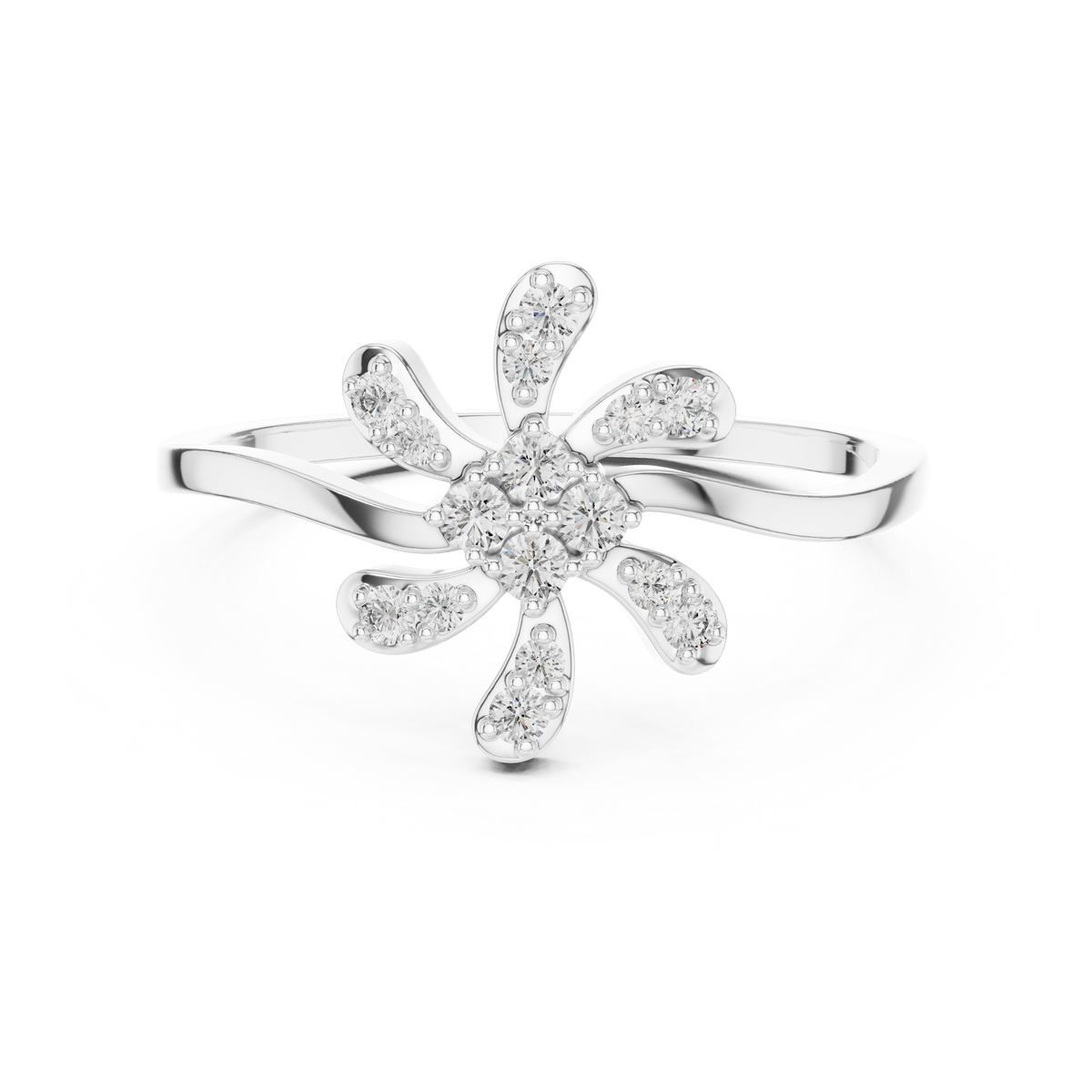 Élan Fleur Lab Grown Diamond Ring