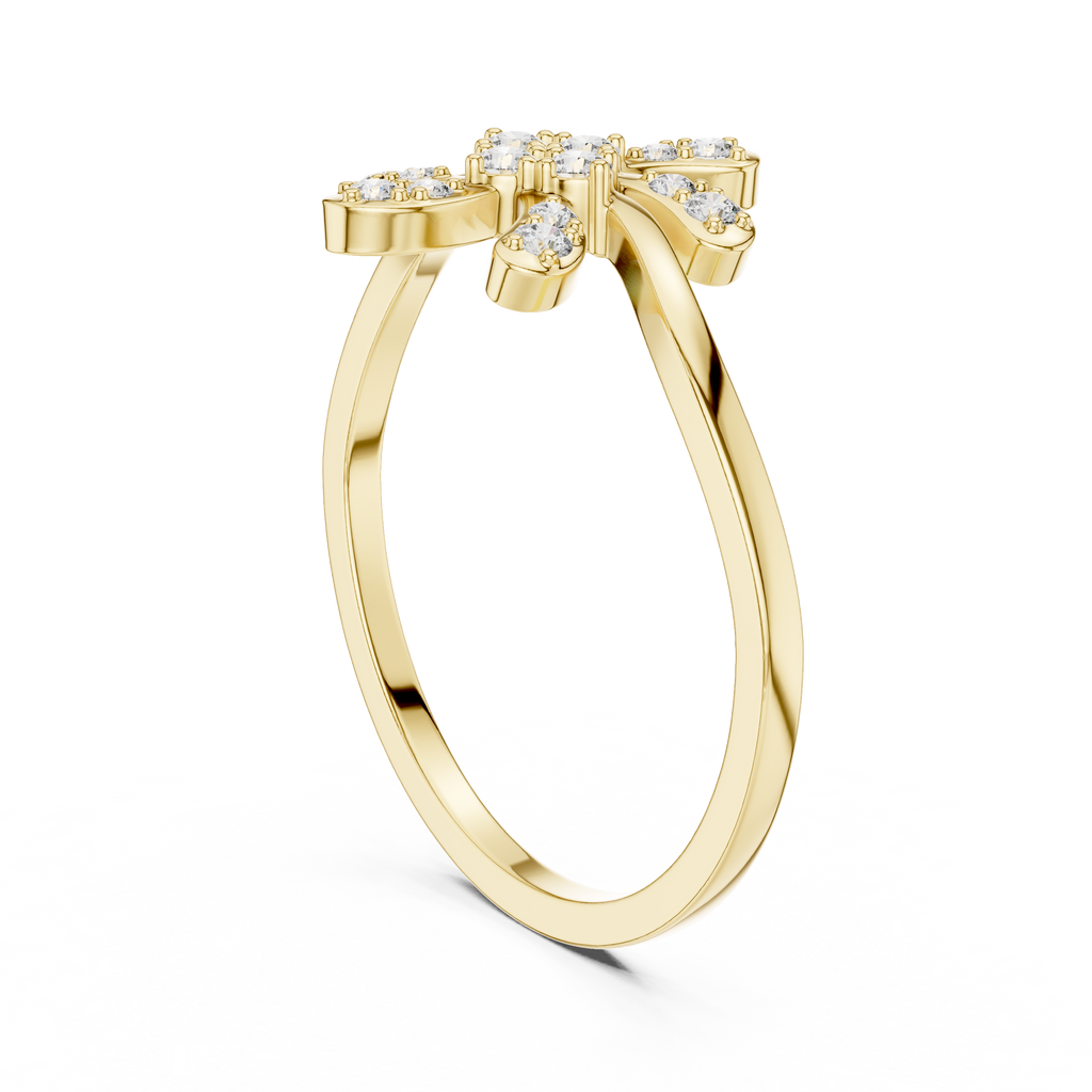 Élan Fleur Lab Grown Diamond Ring