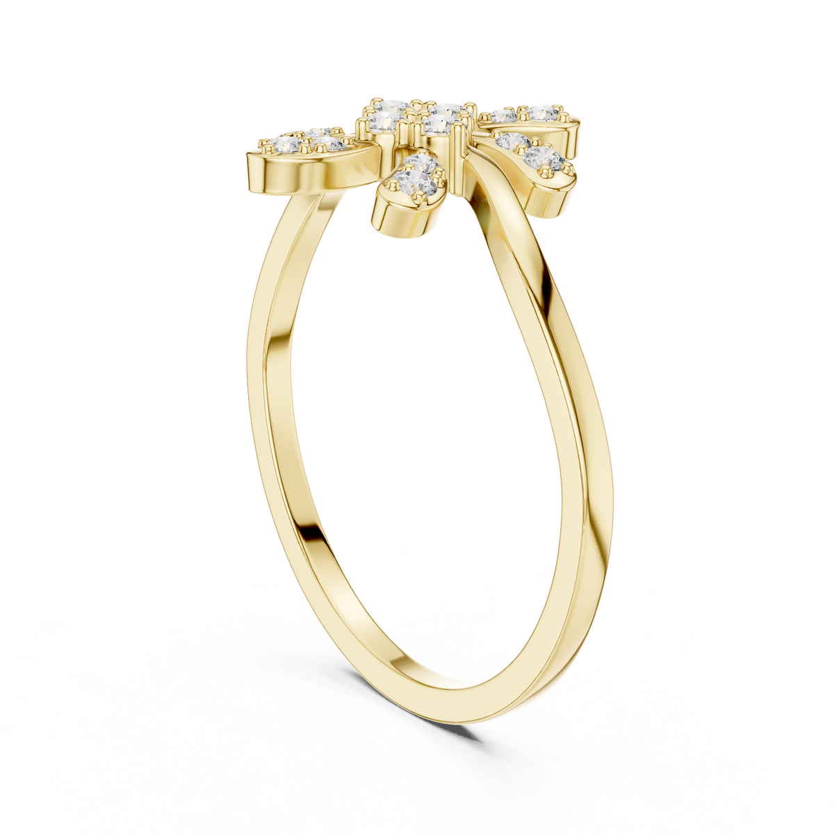 Élan Fleur Lab Grown Diamond Ring