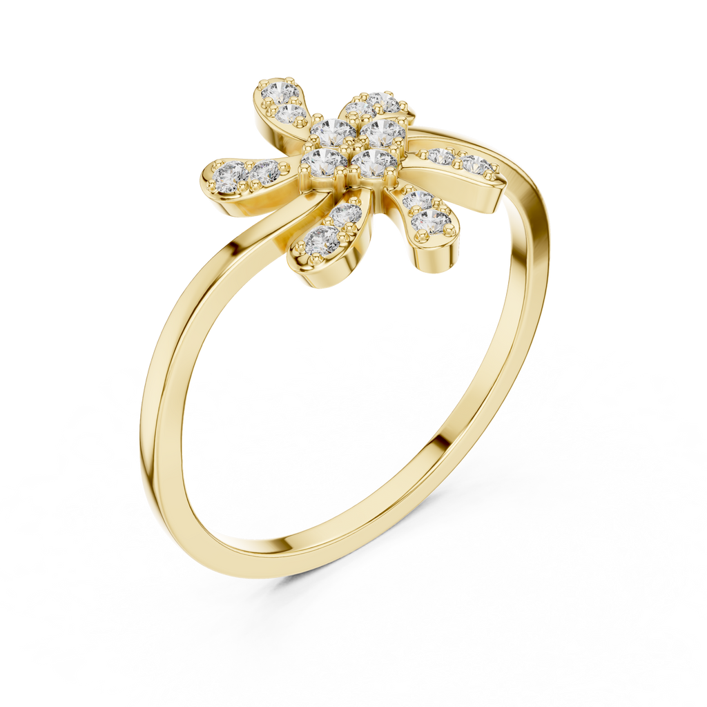 Élan Fleur Lab Grown Diamond Ring
