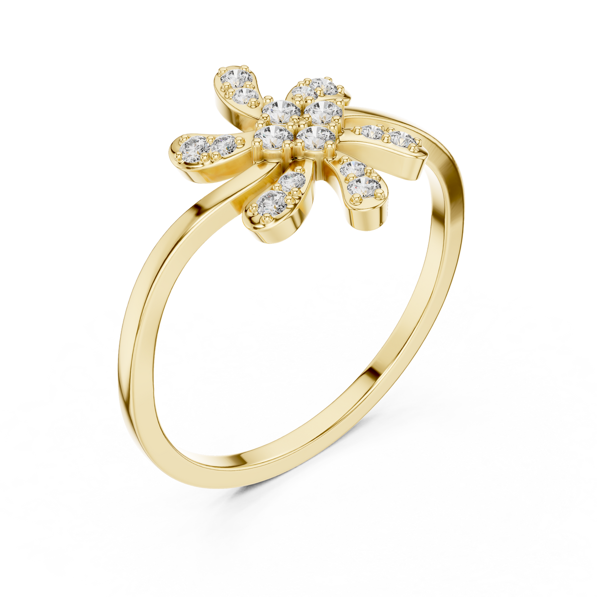 Élan Fleur Lab Grown Diamond Ring