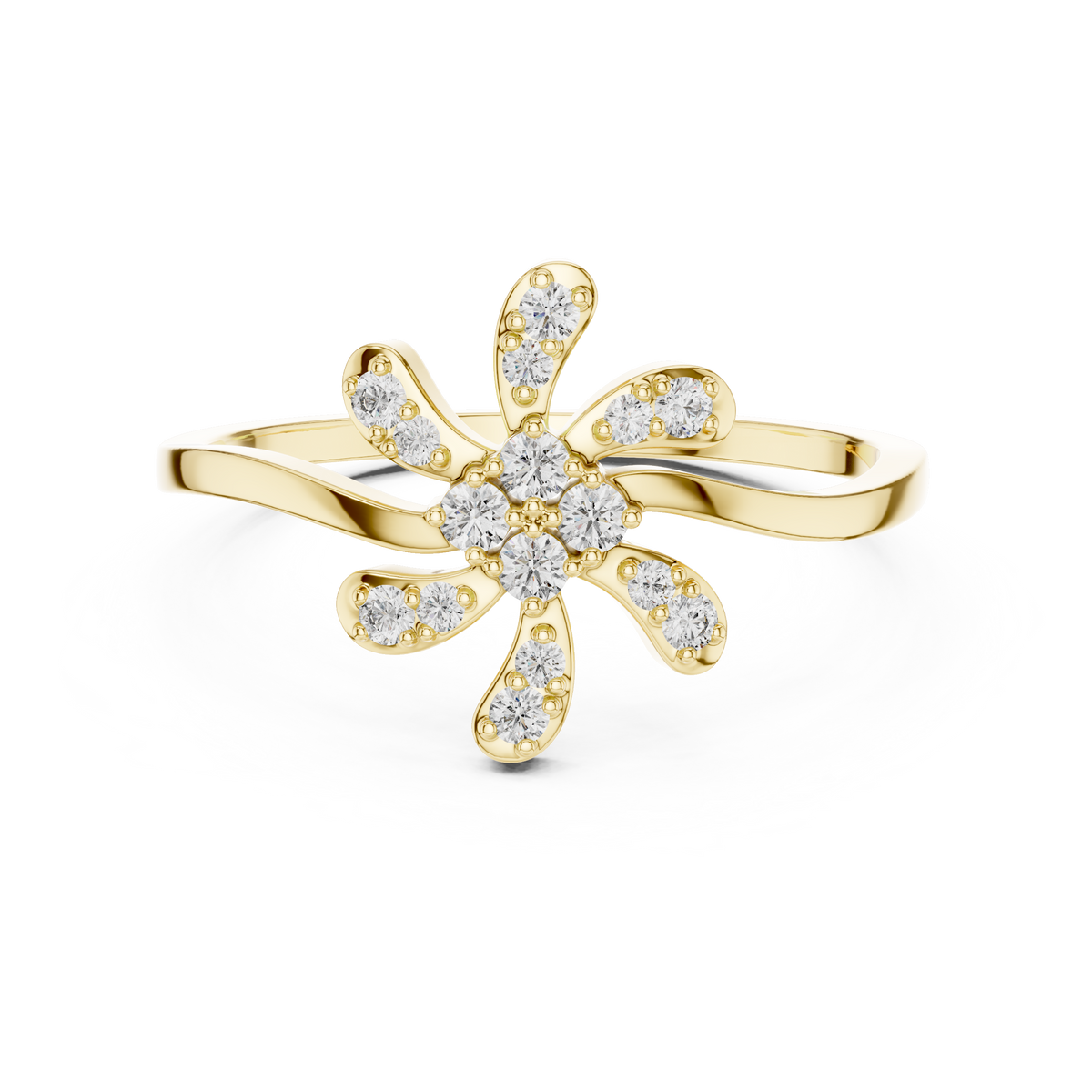 Élan Fleur Lab Grown Diamond Ring