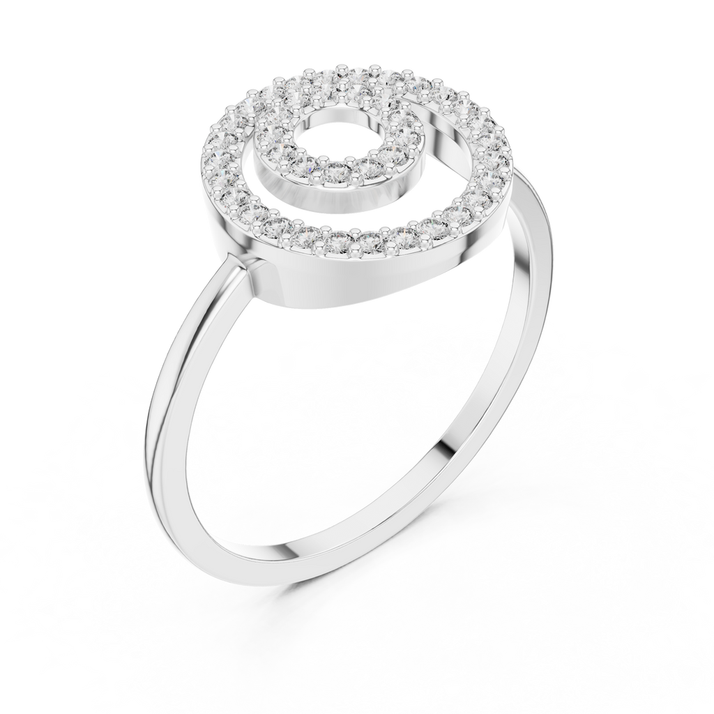 Celestine Orbit Lab Grown Diamond Ring