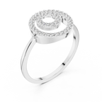 Celestine Orbit Lab Grown Diamond Ring