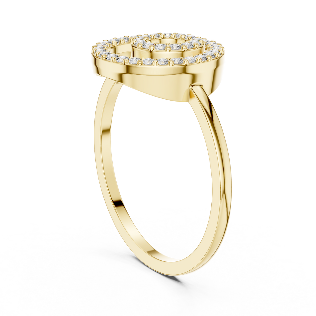 Celestine Orbit Lab Grown Diamond Ring