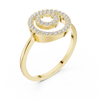 Celestine Orbit Lab Grown Diamond Ring