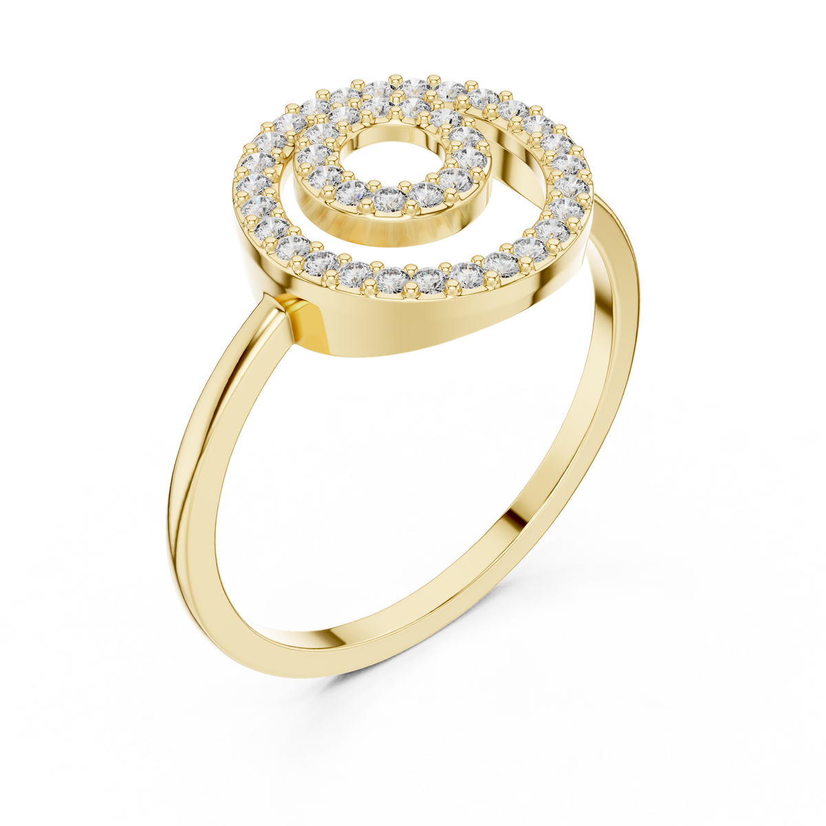 Celestine Orbit Lab Grown Diamond Ring