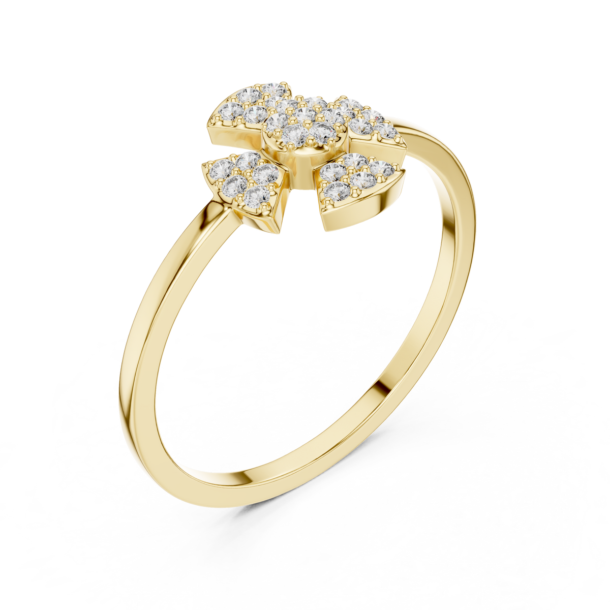 Florenza Floral Lab Grown Diamond Ring