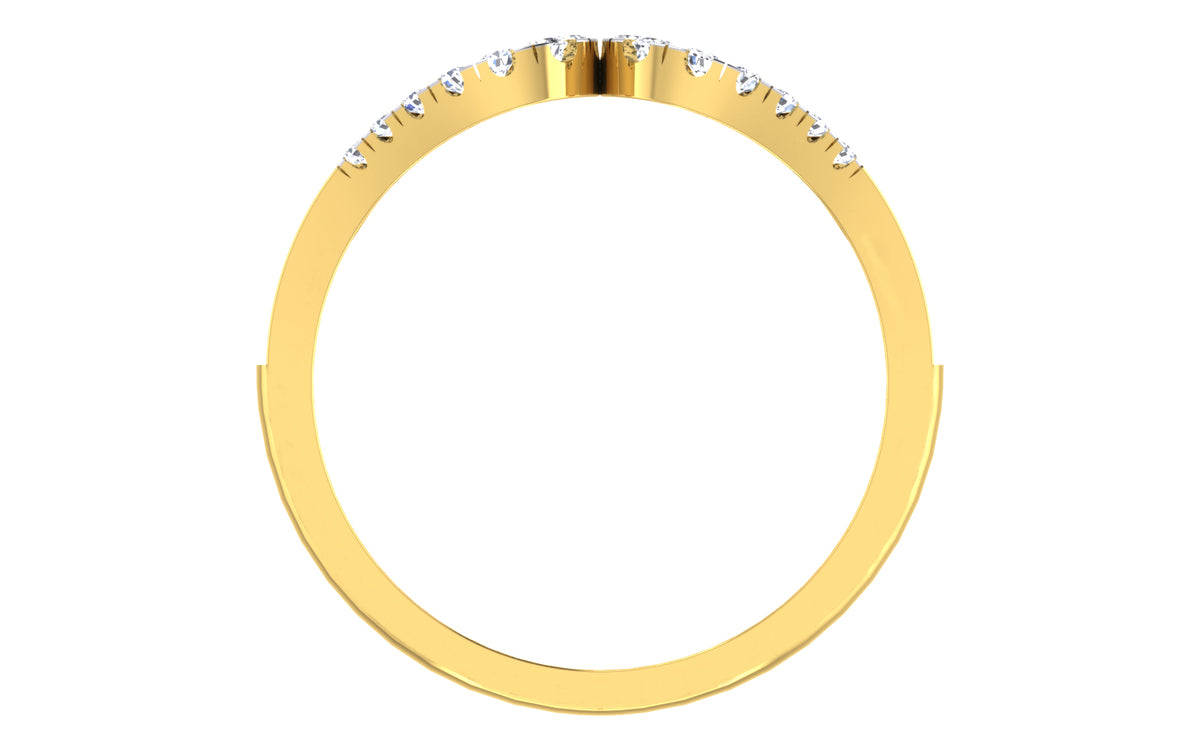 Elyvara Infinity Lab Grown Diamond Ring in Real Gold