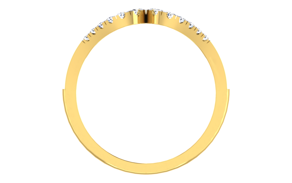 Elyvara Infinity Lab Grown Diamond Ring in Real Gold