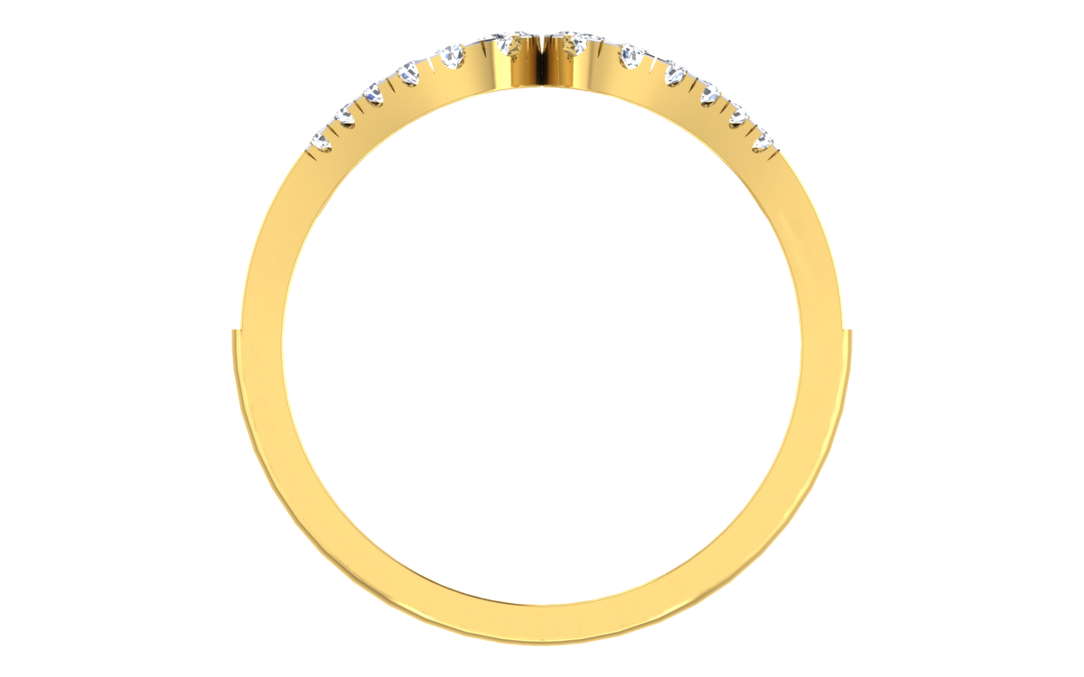 Elyvara Infinity Lab Grown Diamond Ring in Real Gold