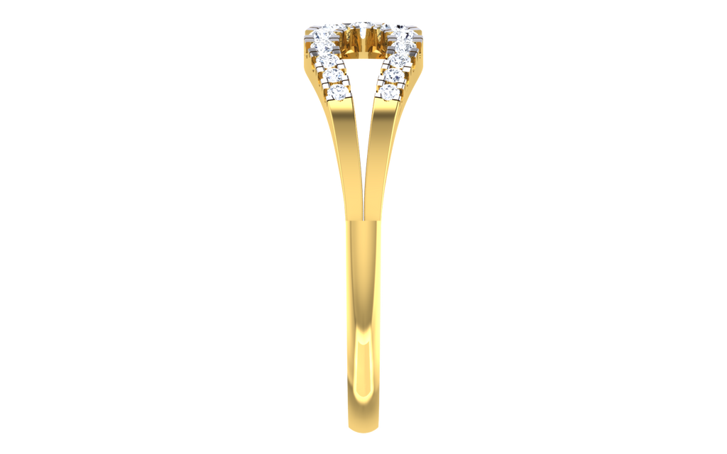 Elyvara Infinity Lab Grown Diamond Ring in Real Gold