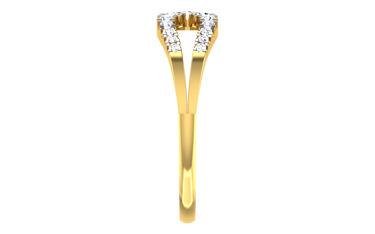 Elyvara Infinity Lab Grown Diamond Ring in Real Gold