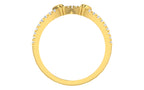 Veyra Chevron Lab Grown Diamond Band Ring