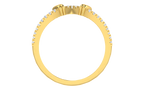 Veyra Chevron Lab Grown Diamond Band Ring