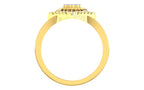 Square Lattice Lab Grown Diamond Ring