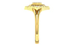 Square Lattice Lab Grown Diamond Ring
