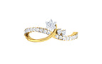 Luxury Geometric Diamond Ring