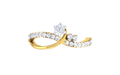 Luxury Geometric Diamond Ring