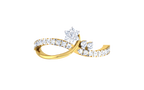 Luxury Geometric Diamond Ring