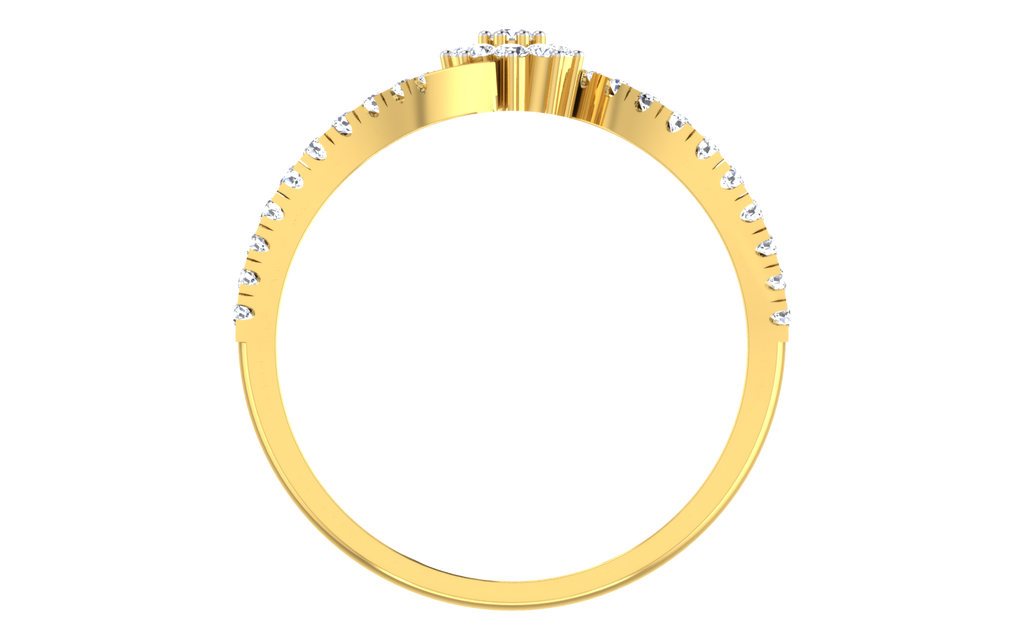 Petaline Floral Cluster Lab Grown Diamond Ring