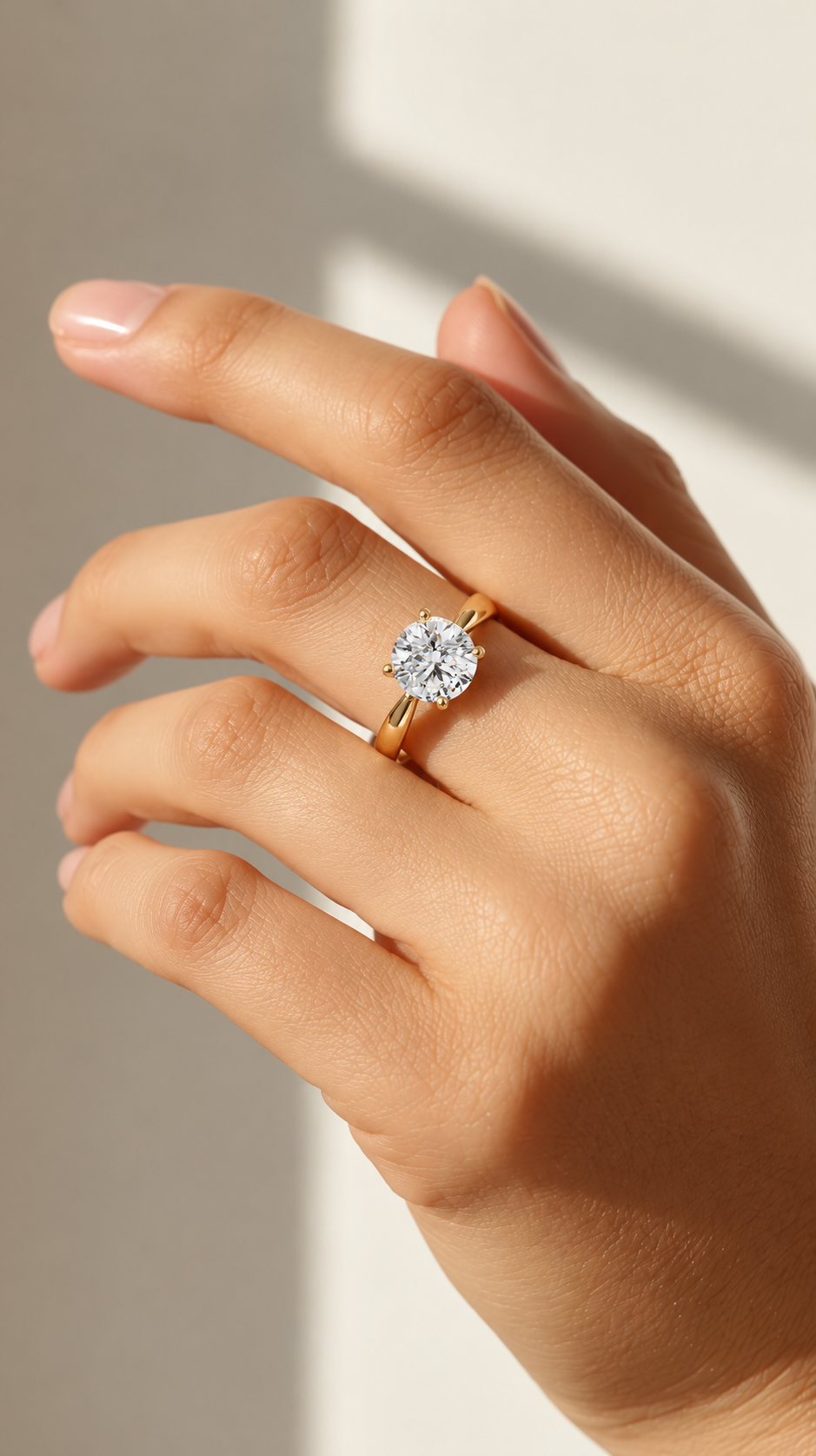 Velvet Cushion Lab Grown Diamond Solitaire Ring.