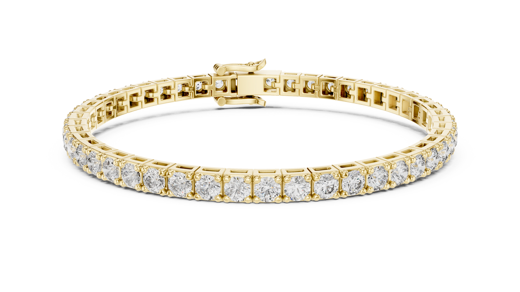Latticia Square Frame Lab Grown Diamond Tennis Bracelet